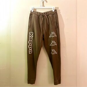 Kappa brown Joggers with Logo